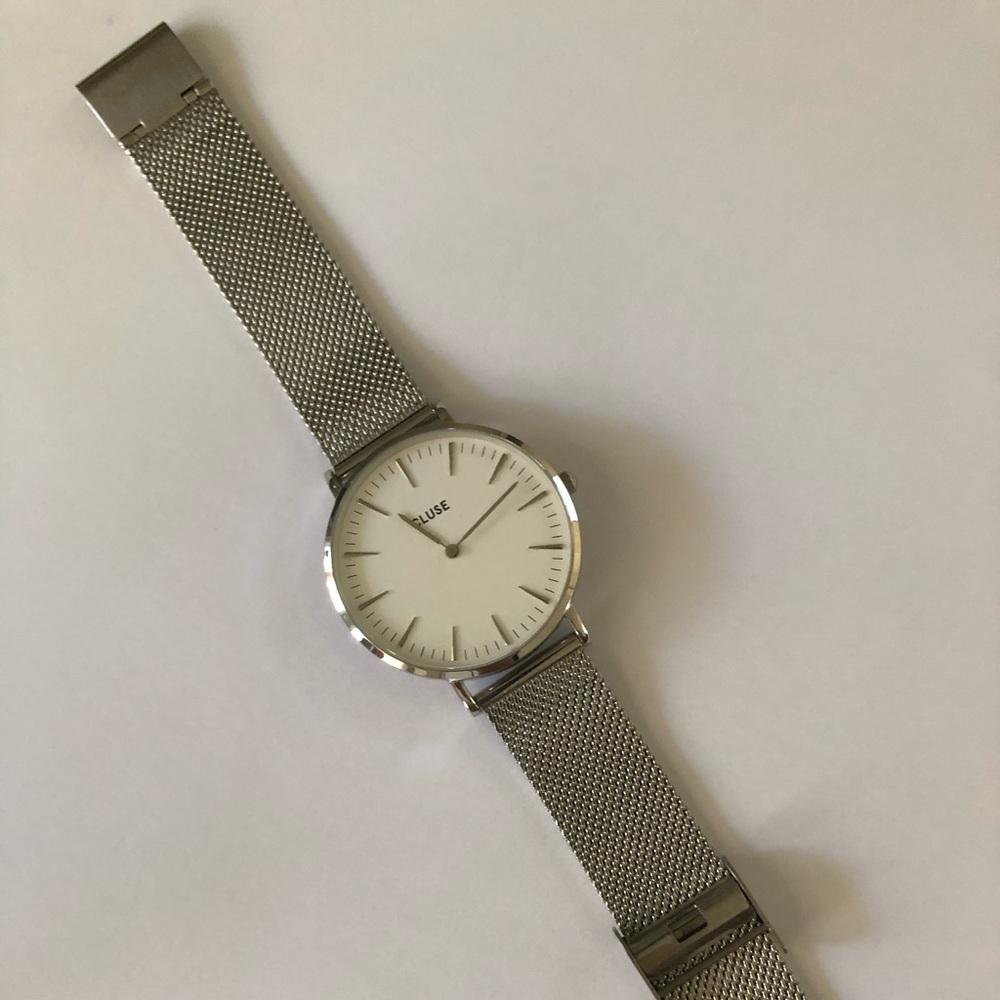 Cluse La Boheme Mesh Silver Watch